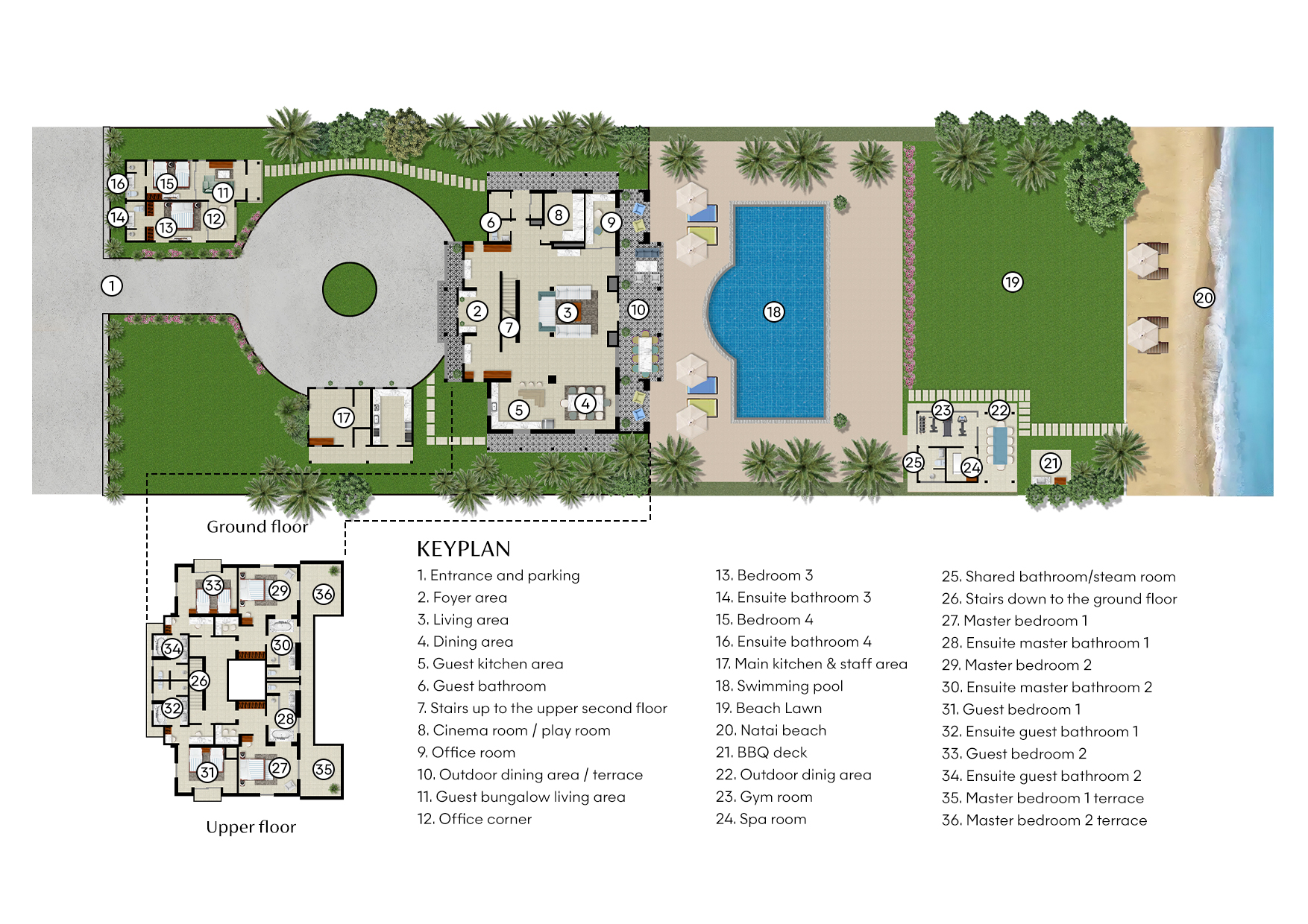 Villa Carpe Diem Natai Floorplan
